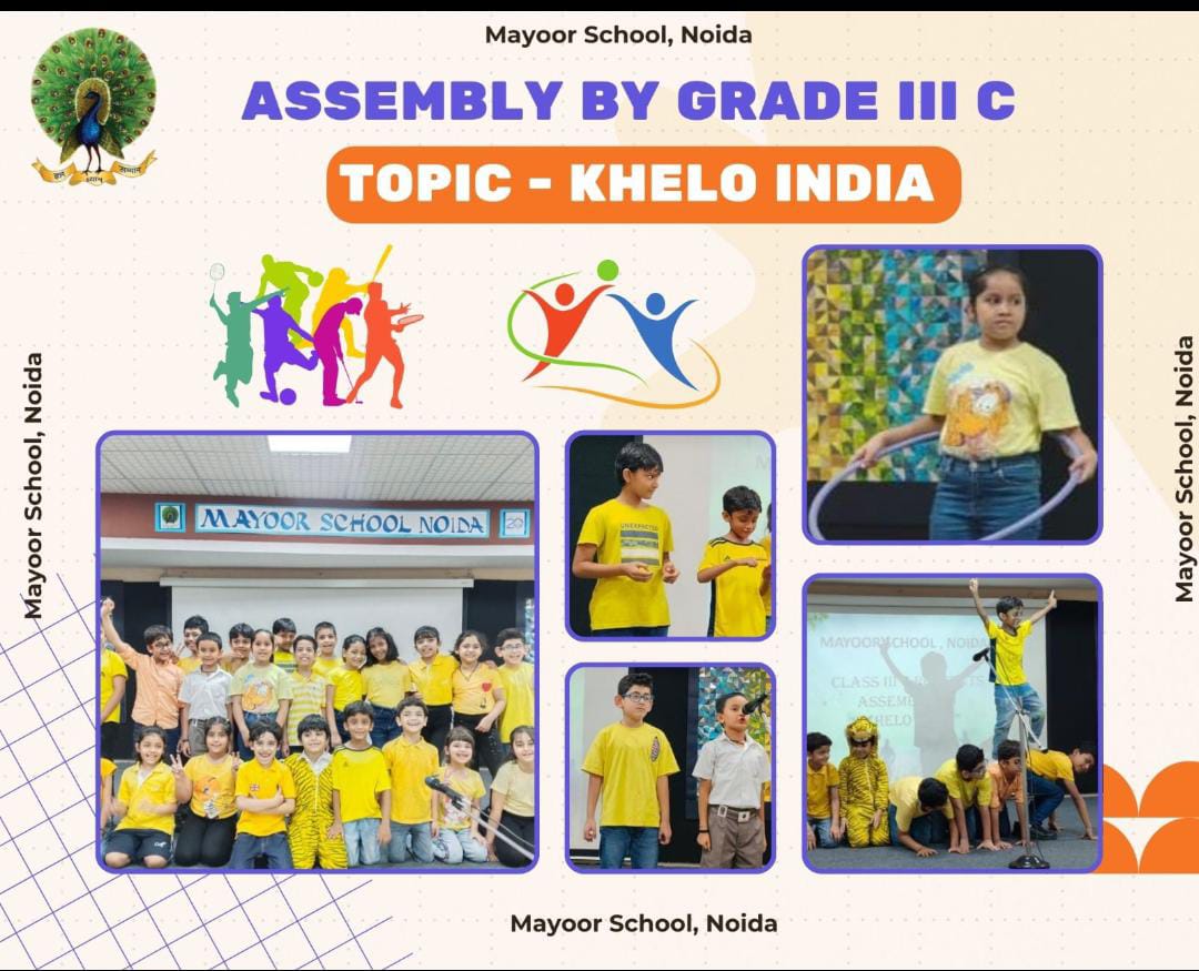 Class Assembly by III C - Khelo India